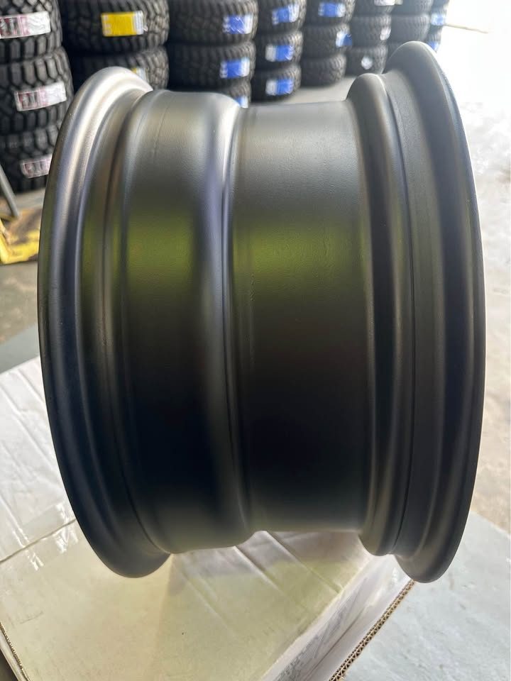16x8 Steel Rim 6x139.7 Matt Black ET -20