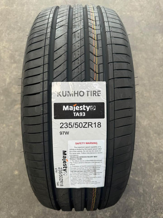235/50R18 Kumho Majesty TA93 Tyre – High Performance Comfort | Lowest Price NZ