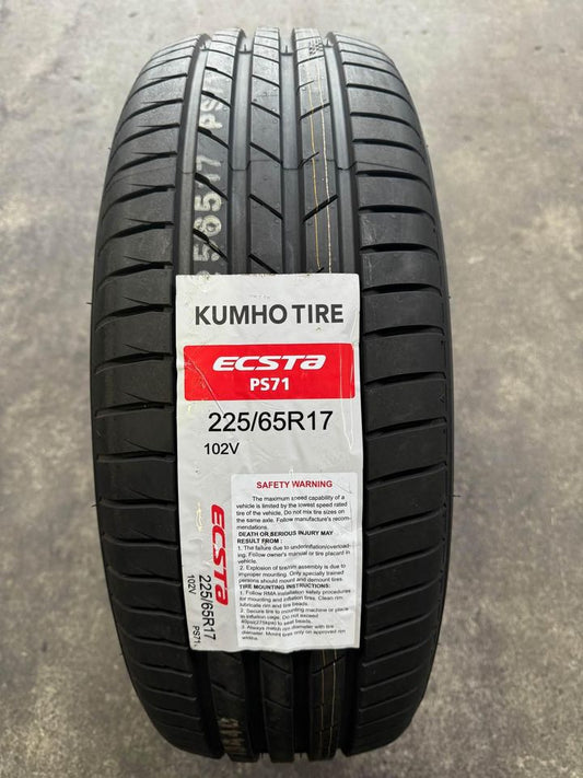 225/65R17 Kumho Ecsta PS71 SUV Tyre – High-Performance Grip | Lowest Price NZ