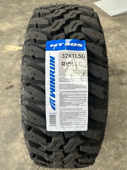 32X11.5R15 WINRUN MT305 MUD TYRE