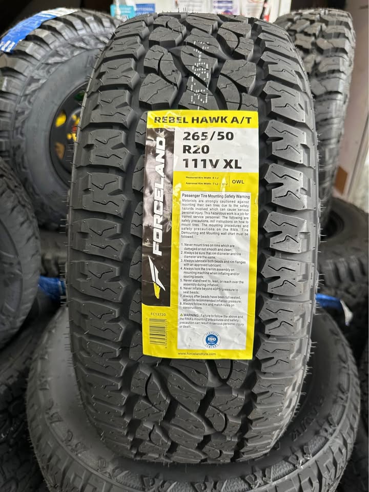 265/50R20 FORCELAND REBEL HAWK A/T TYRE