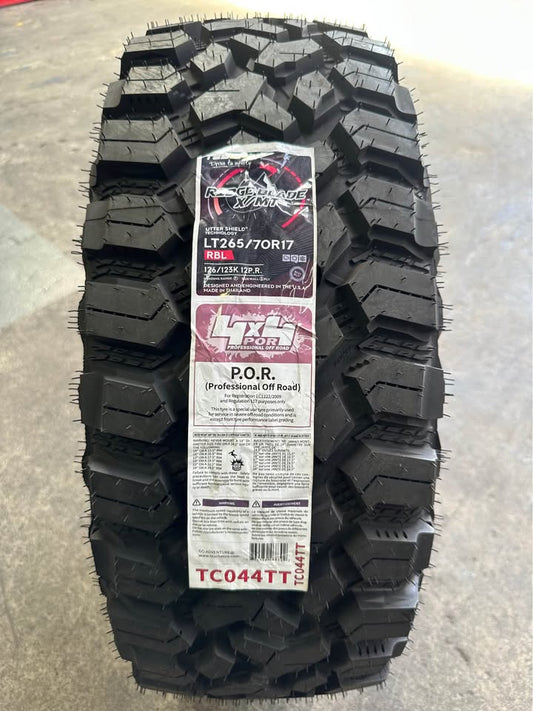 265/70R17 TESCHE RIDGE BLADE X/MT- 12PLY PREMIUM TYRE