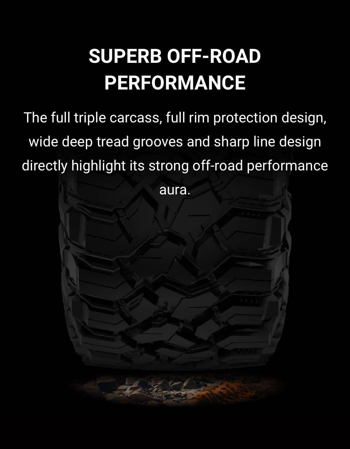 35X12.5R17 TESCHE RIDGE BLADE X/MT 12PR TYRE