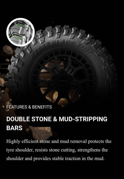 285/70R17 TESCHE RIDGE BLADE X/MT 12PR TYRE