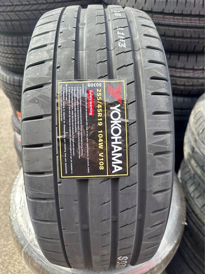 255/45R19 YOKOHAMA V108 ADVAN SPORT EV TYRE- TESLA MODEL Y