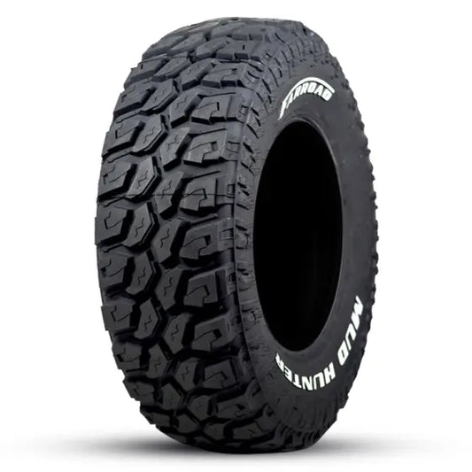 Off-road tire with tread pattern and 'Kenda' branding on a white background