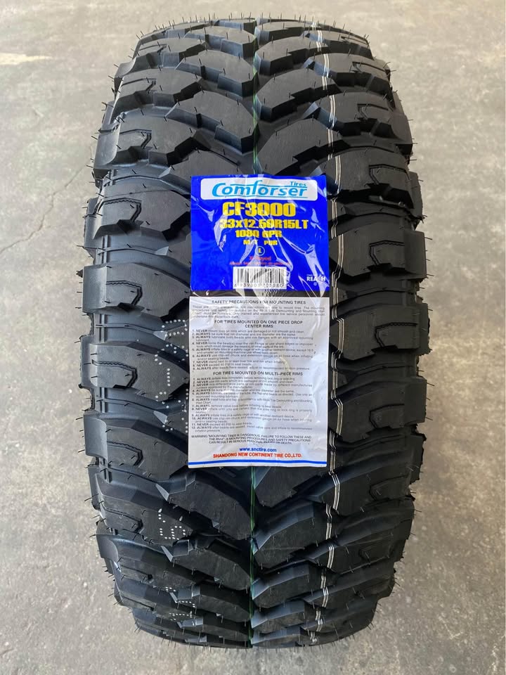 33X12.50R15 COMFORSER CF3000 LEFT SIDE TYRE- CLEARANCE