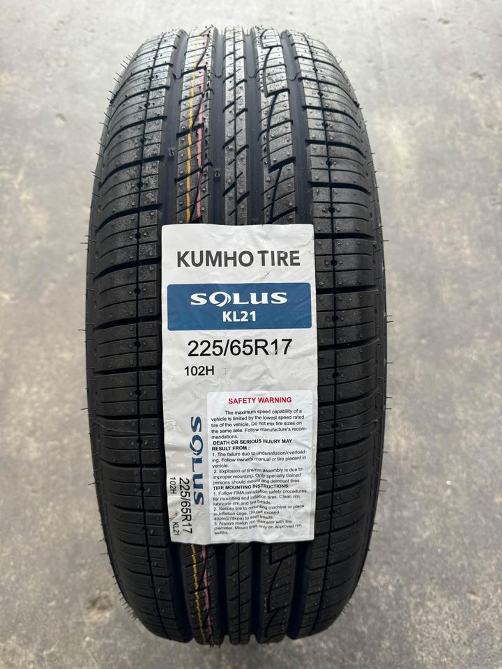 225/65R17 KUMHO SOLUS KL21 TYRE