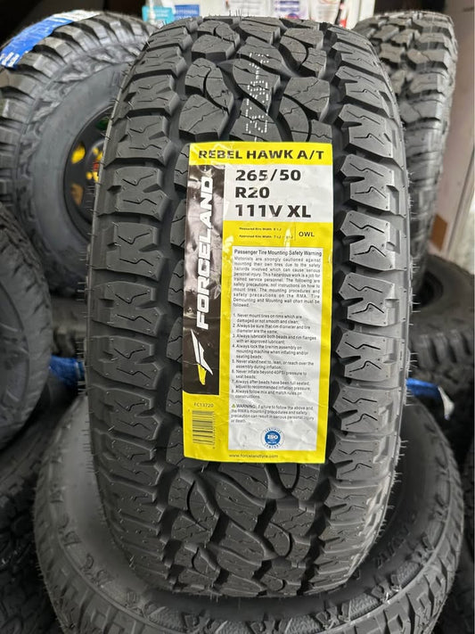 265/50R20 FORCELAND REBEL HAWK A/T TYRE