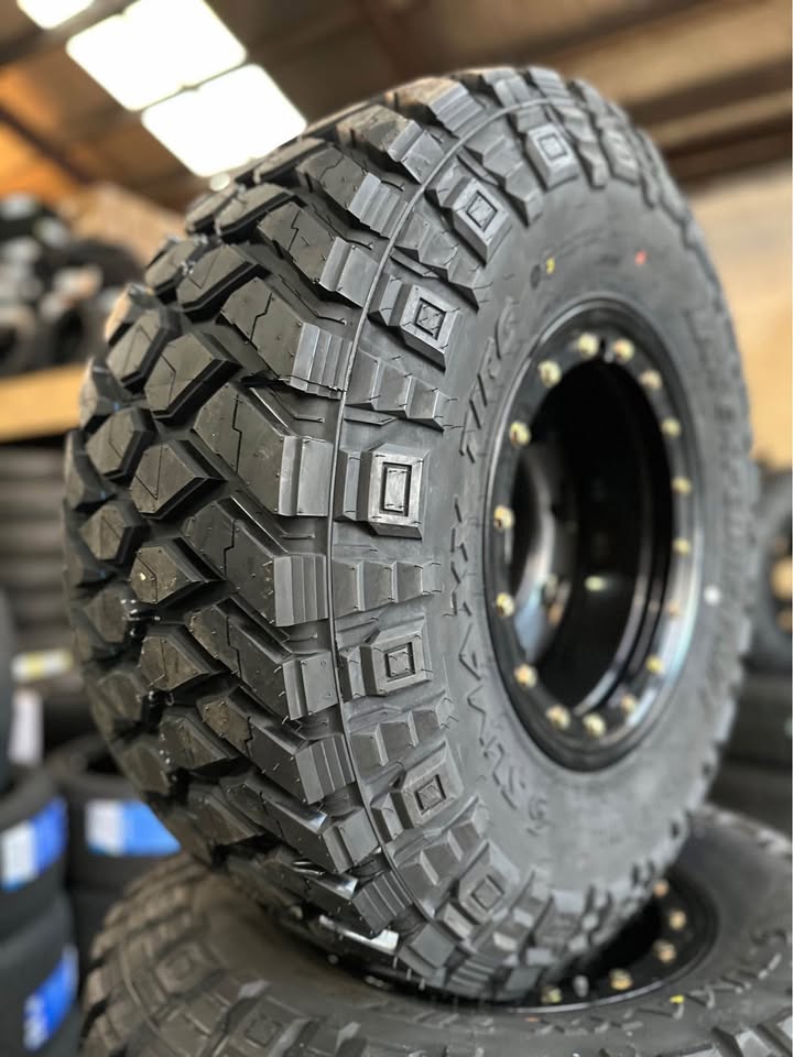 33x12.5R15 Sumaxx Mud Tyres & 15x10 Imitation Beadlock Steel Rims Combo Deal- Price Includes shipping to Mainfreight depot