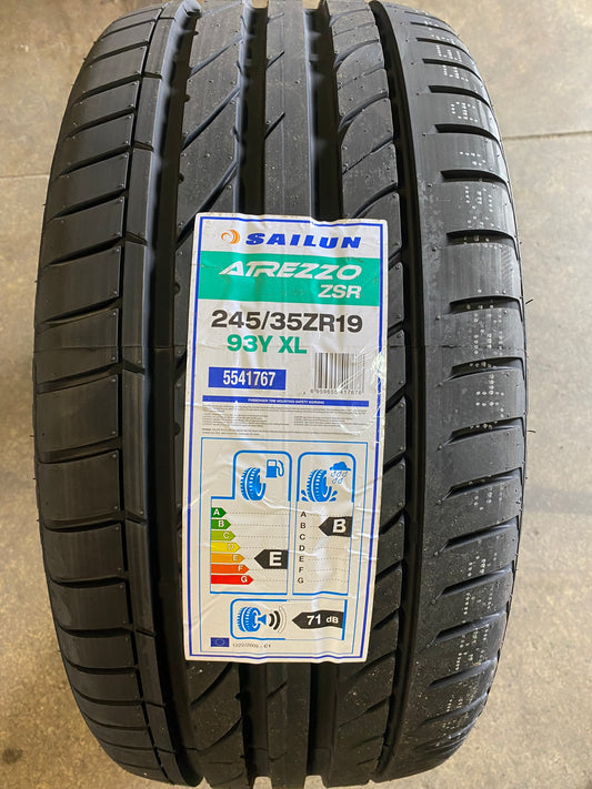245/35R19 - sailun set of 4 tyres pick up from store only