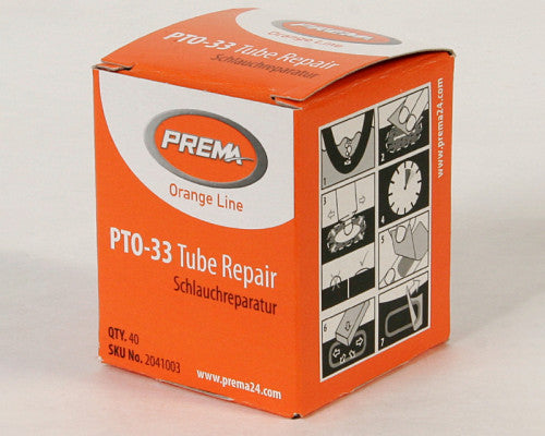 Tube Repairs Round 33mm Prema Orange PTO-33 (Packet 40)