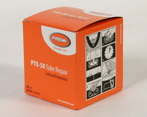 Tube Repairs Round 50mm Prema Orange PTO-50 (Packet 45)