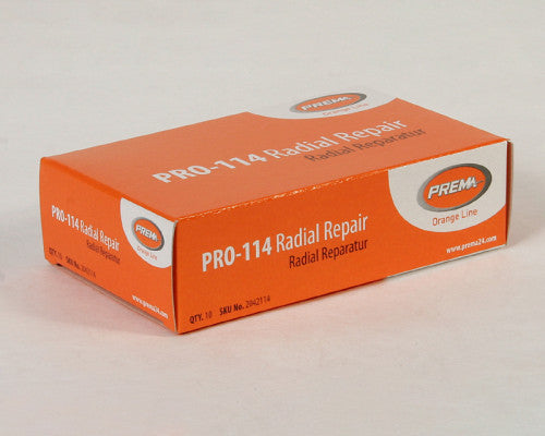 Radial Repair 104mm x 67mm Prema Orange PRO-114 (Packet 10)